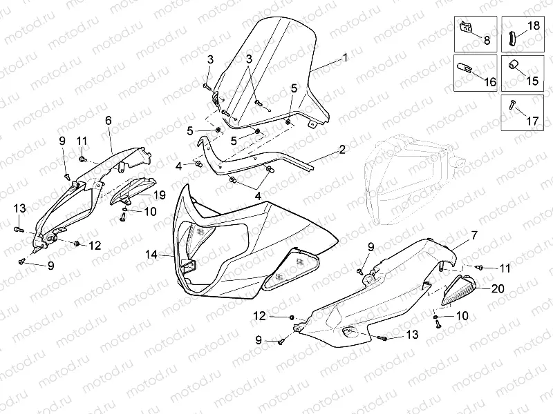 Front body - Front fairing