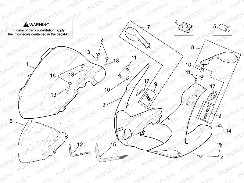Front body - Front fairing