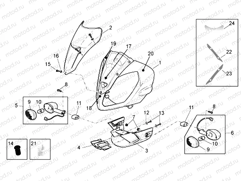 Front body - Front fairing