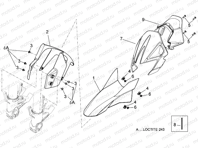 Front body - Front mudguard