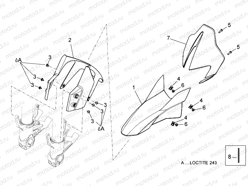 Front body - Front mudguard