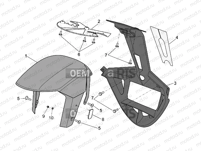 Front body - Front mudguard