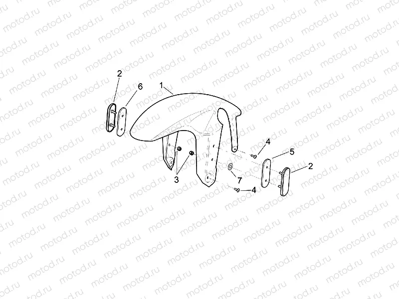 Front body - Front mudguard