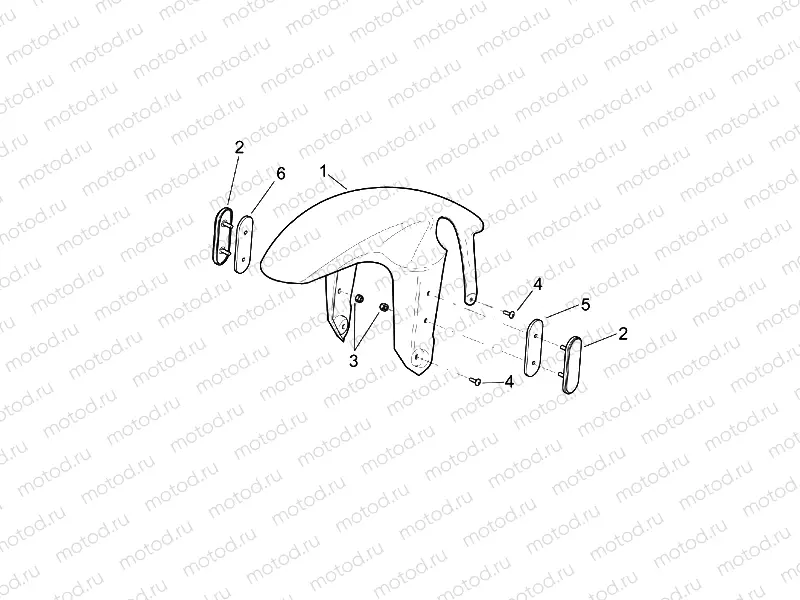 Front body - Front mudguard