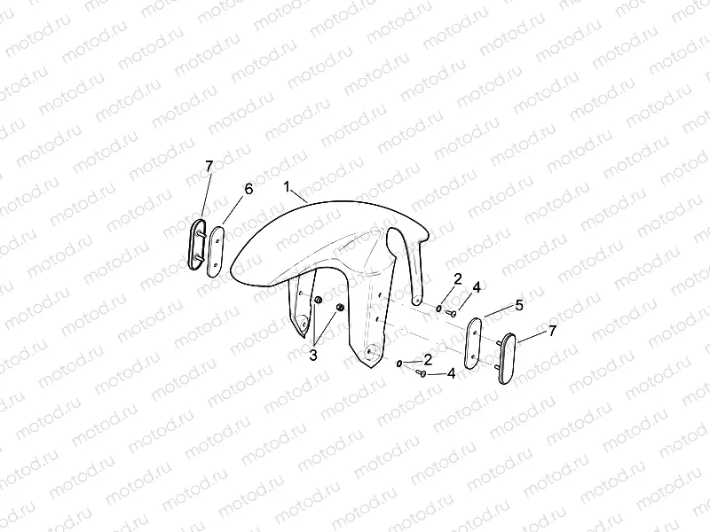 Front body - Front mudguard