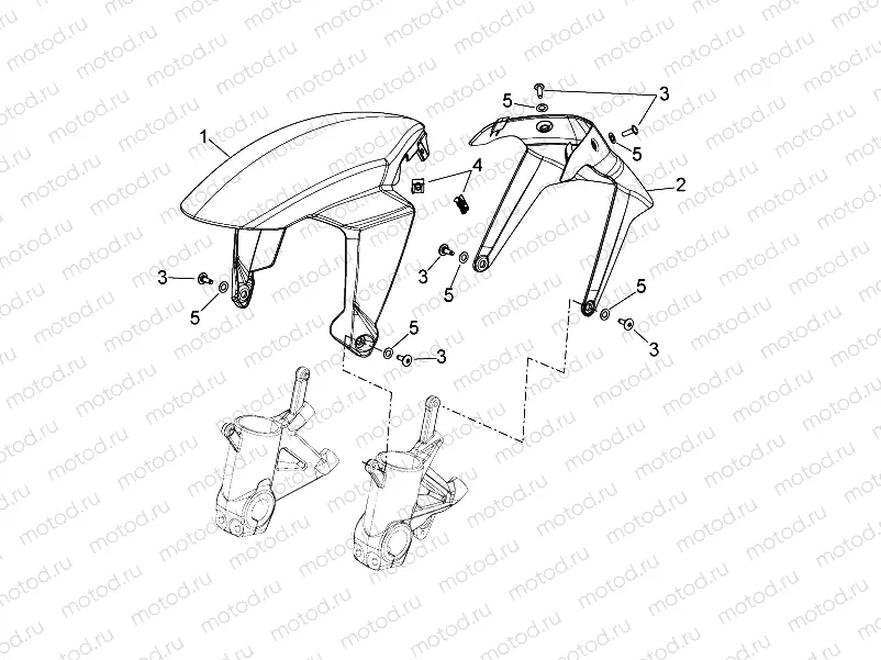 Front body - Front mudguard