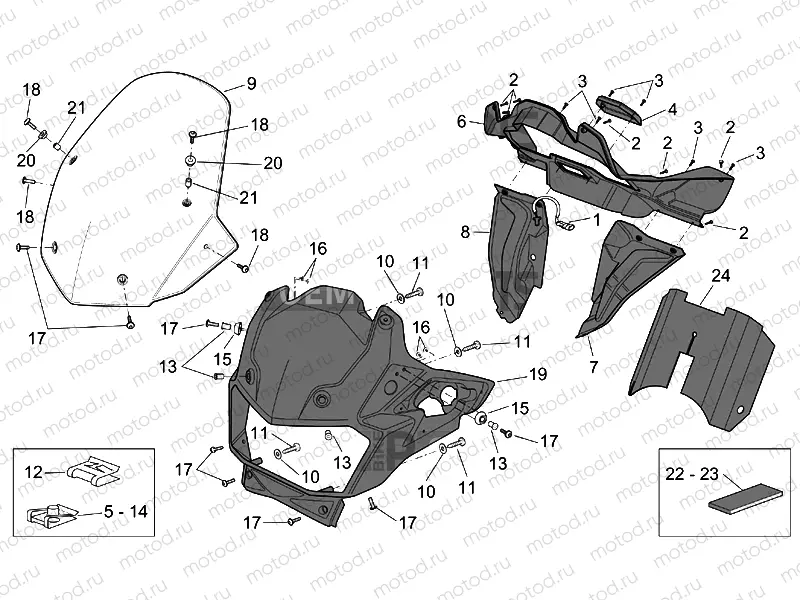 Front body I - STANDARD