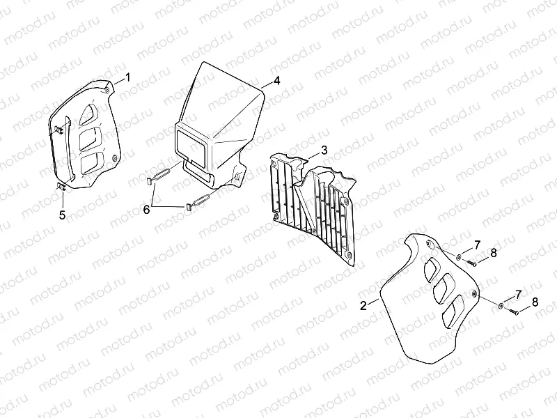 Front body II - ENDURO