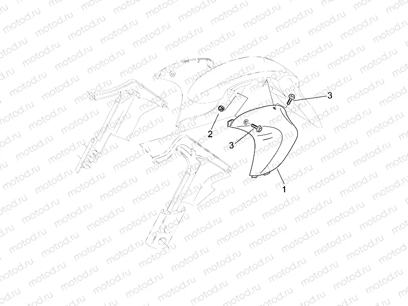 Front body - LH Sleeves protection