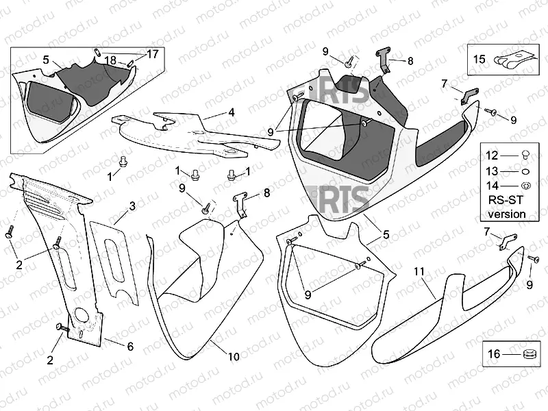 Front body - Lockups