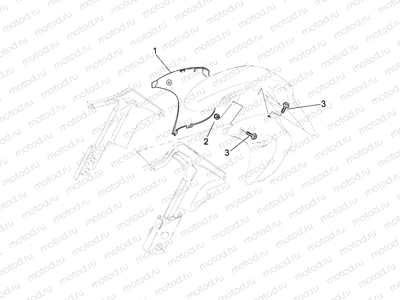 Front body - RH Sleeves protection