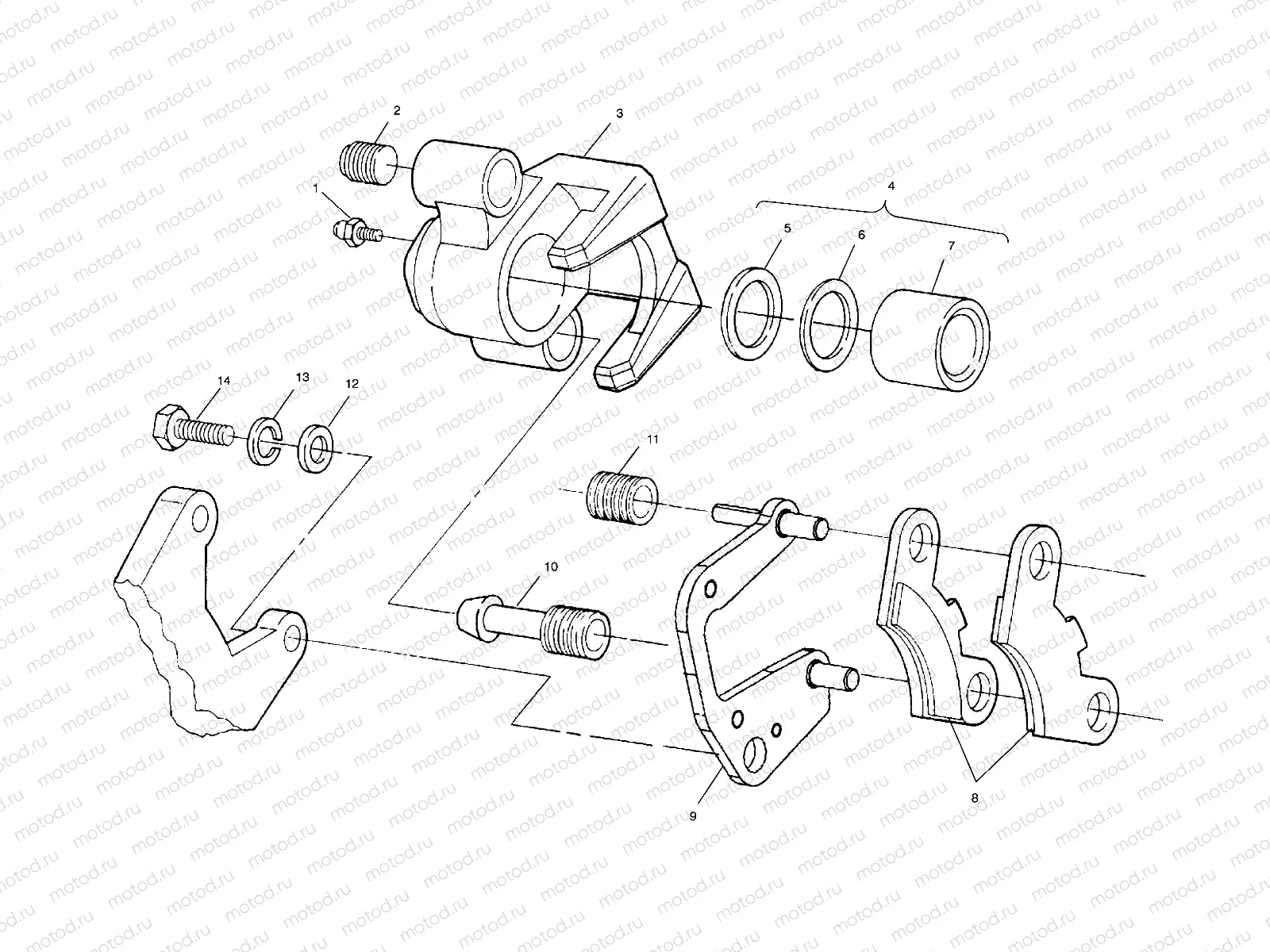 FRONT BRAKE - A00AG25CA (4954865486B005) | FRONT BRAKE - A00AG25CA (4954865486B005)