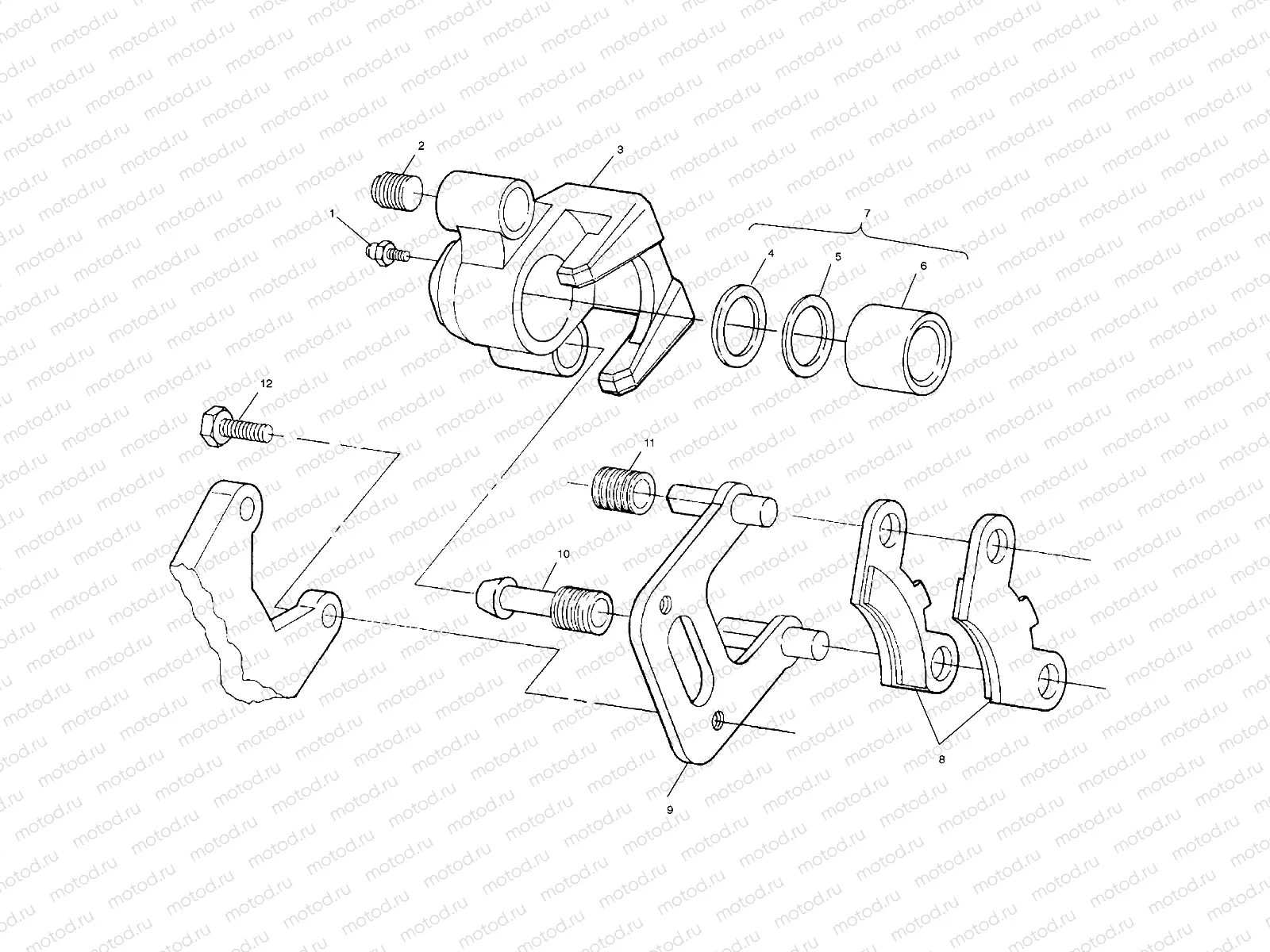 FRONT BRAKE - A00BA25CA (4954825482B003) | FRONT BRAKE - A00BA25CA (4954825482B003)