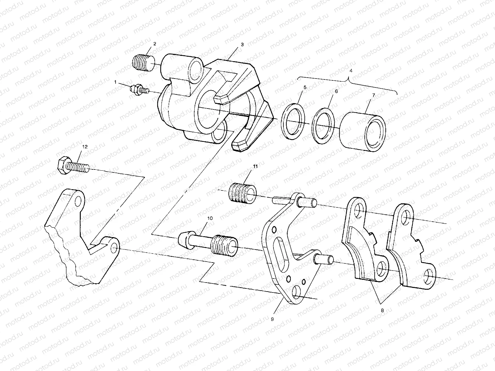 FRONT BRAKE - A00CD50AA (4954885488B007) | FRONT BRAKE - A00CD50AA (4954885488B007)