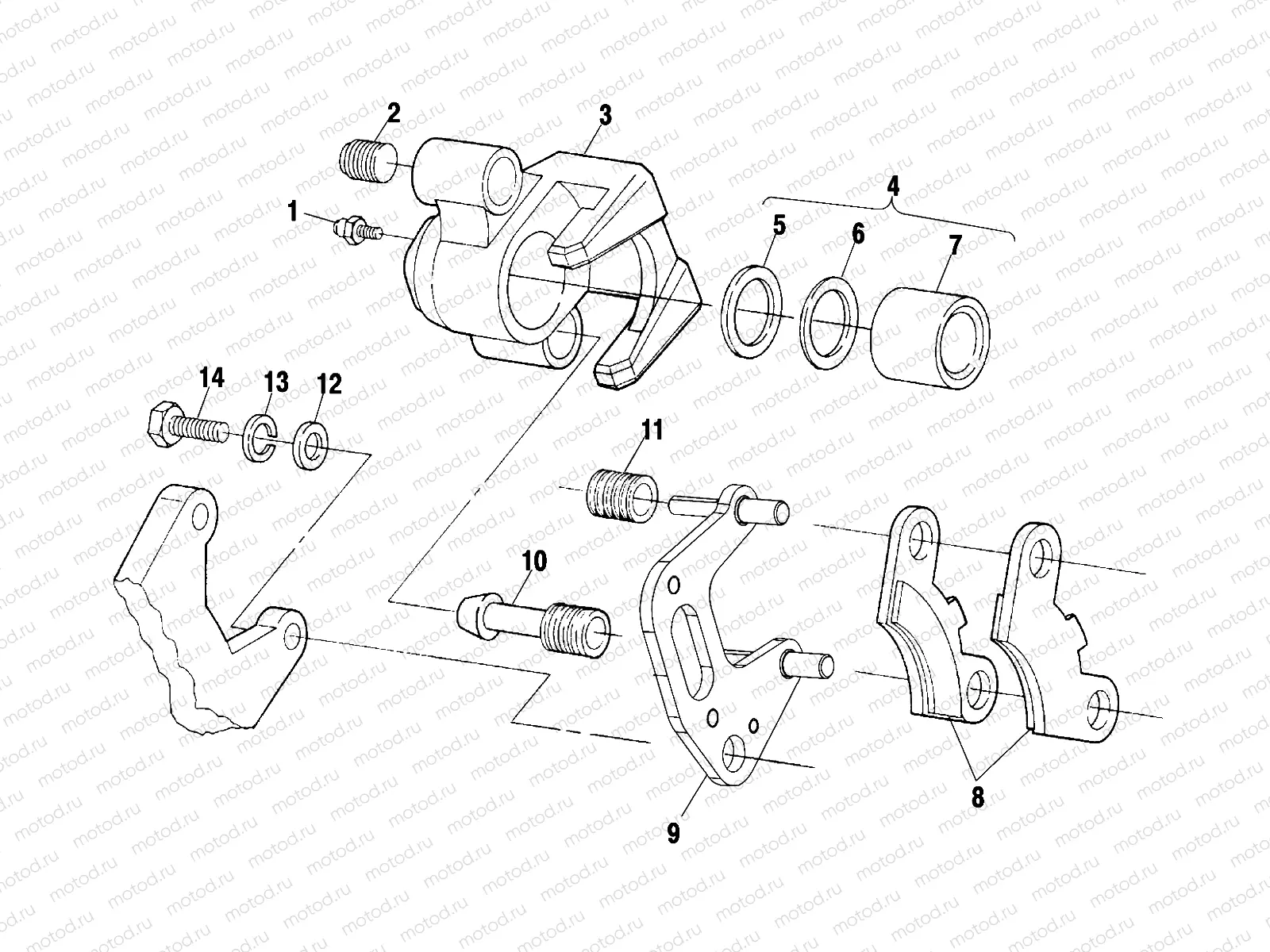 FRONT BRAKE - A00CH50AA (4954805480B010) | FRONT BRAKE - A00CH50AA (4954805480B010)