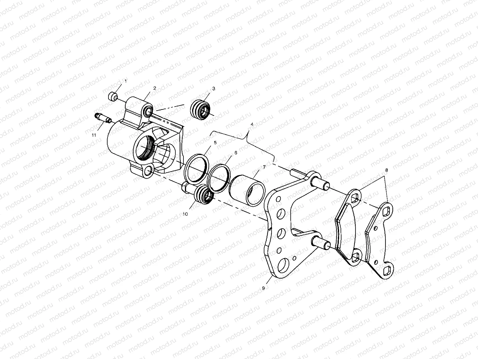 FRONT BRAKE - A01CD50AA (4964196419B009) | FRONT BRAKE - A01CD50AA (4964196419B009)
