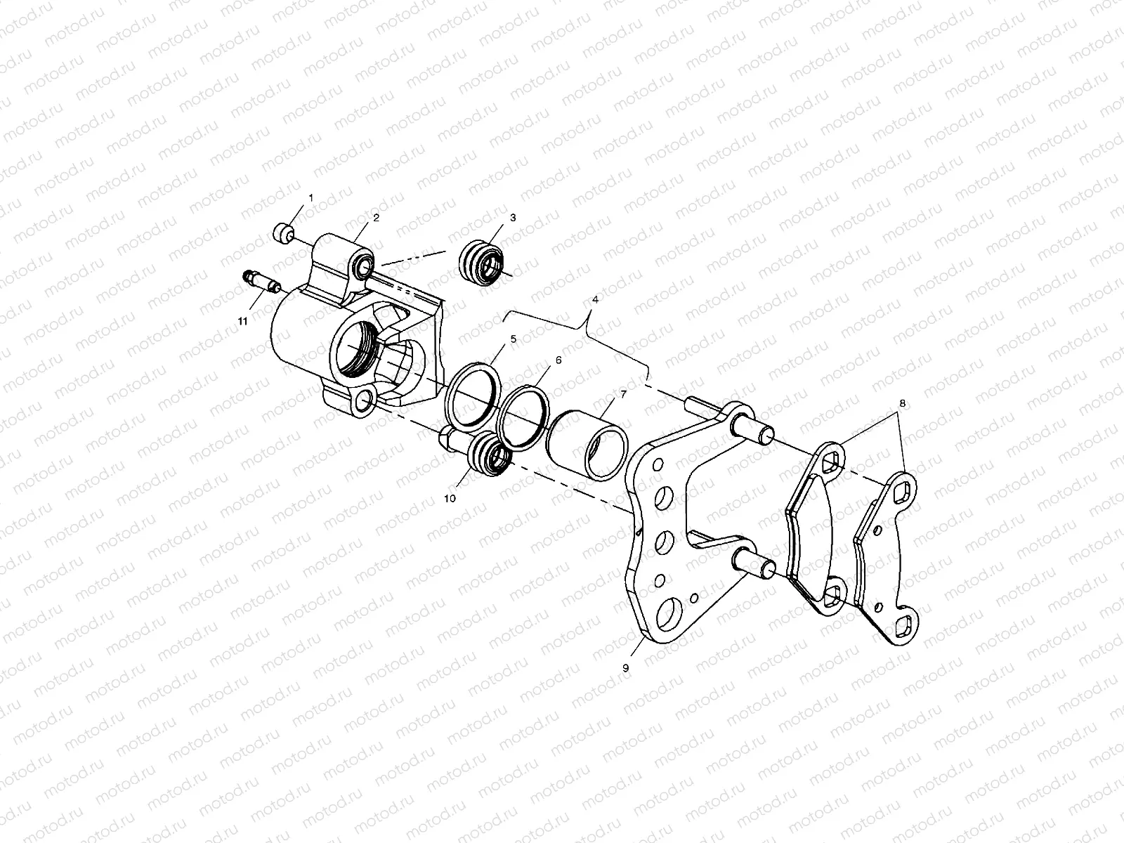 FRONT BRAKE - A01CH50AA (4964466446B007) | FRONT BRAKE - A01CH50AA (4964466446B007)