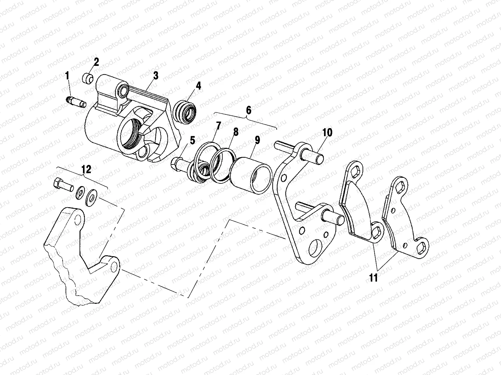 FRONT BRAKE - A02BG50AA/AC (4970027002B14) | FRONT BRAKE - A02BG50AA/AC (4970027002B14)