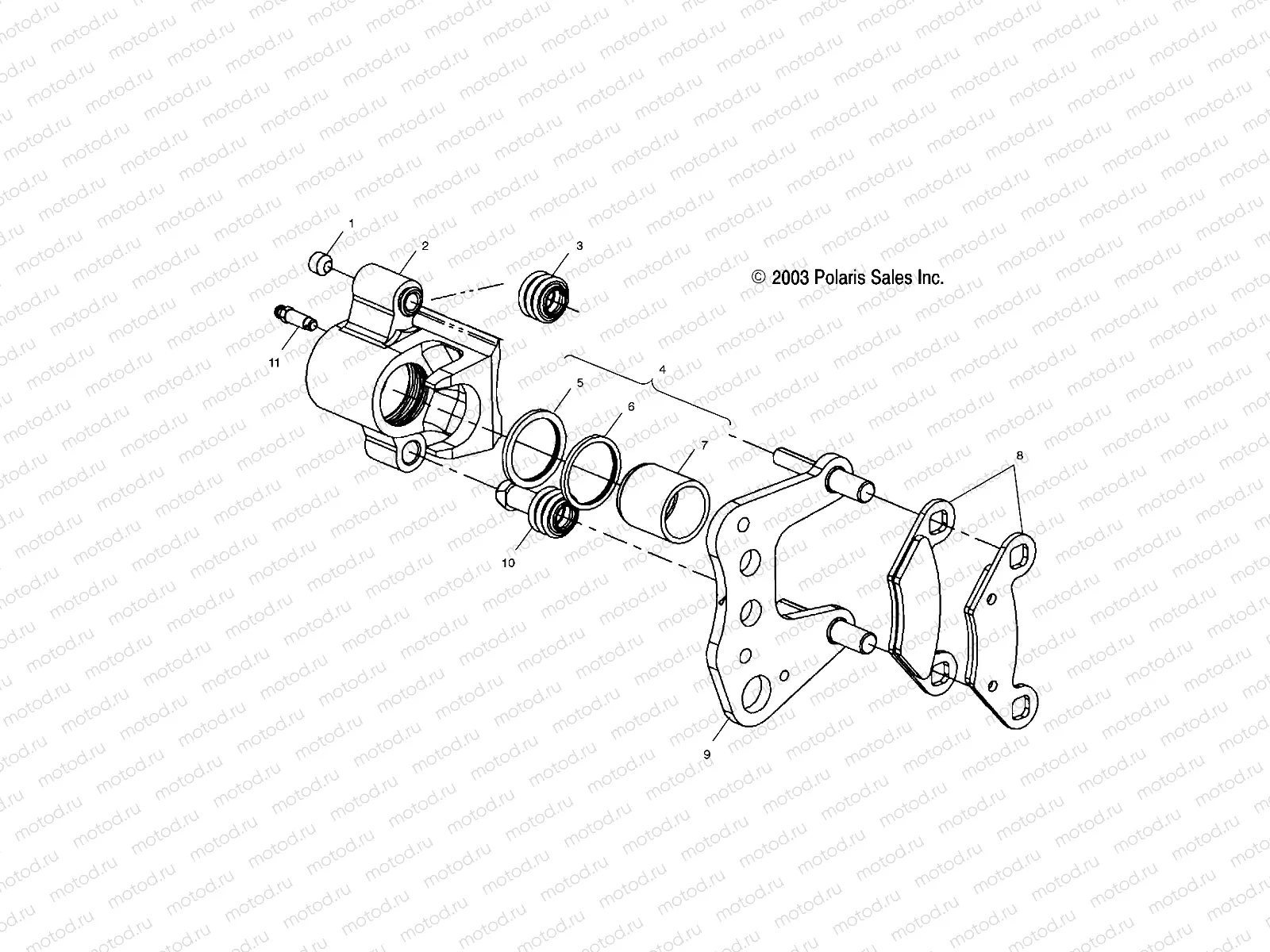 FRONT BRAKE - A03CH50AA/AB/AC/AD/AE/AH/AJ (4987288728B07) | FRONT BRAKE - A03CH50AA/AB/AC/AD/AE/AH/AJ (4987288728B07)