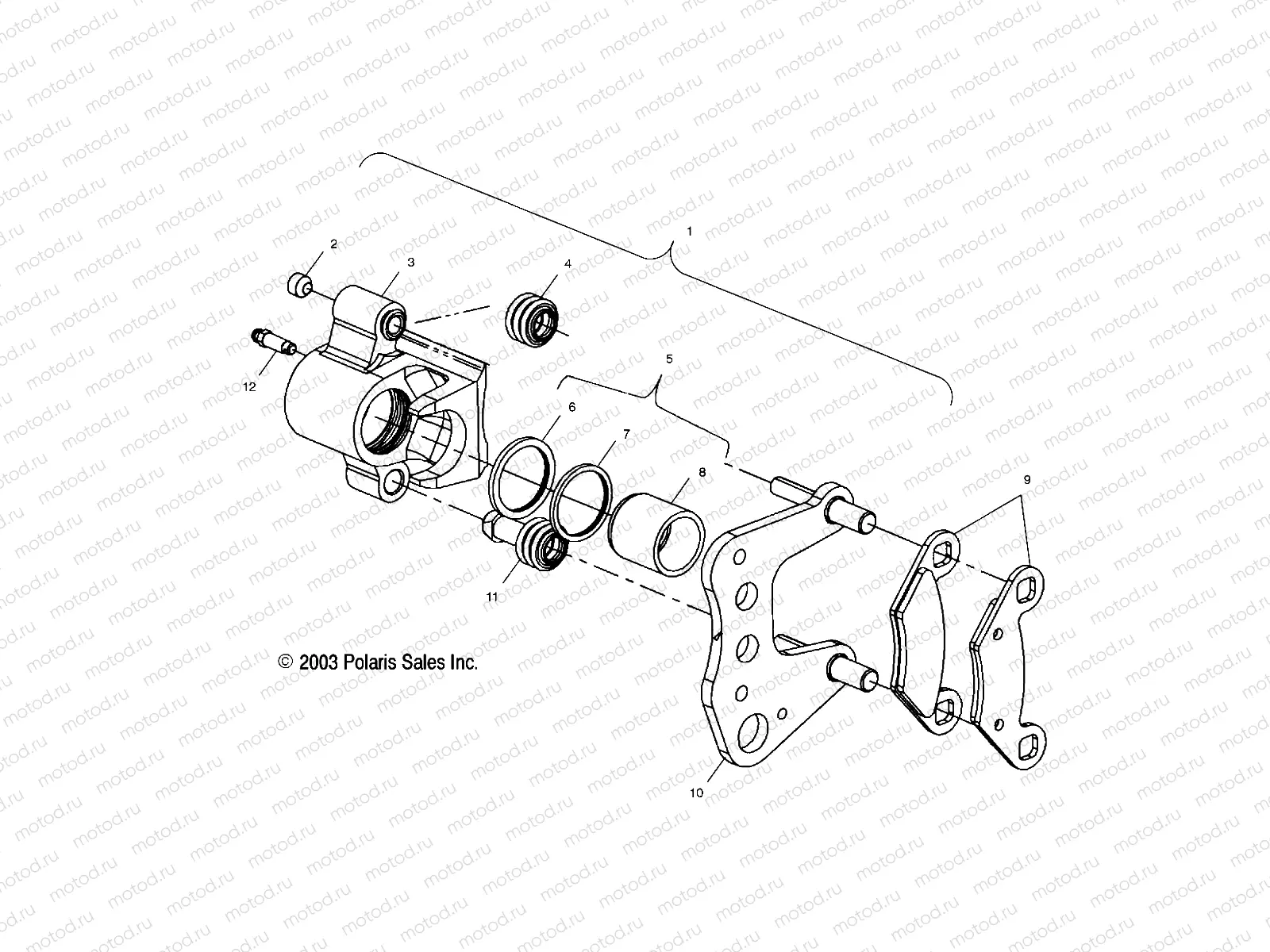FRONT BRAKE - A04CH42AA/AE/AG (4986128612B09) | FRONT BRAKE - A04CH42AA/AE/AG (4986128612B09)