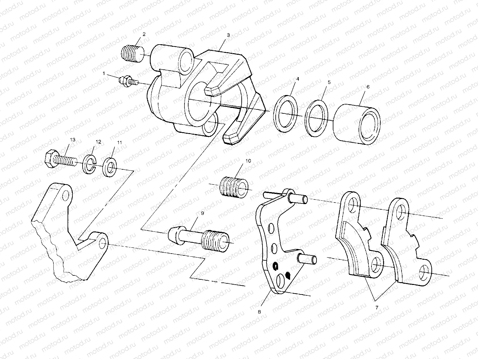 FRONT BRAKE - A04CL50AA (4975687568B04) | FRONT BRAKE - A04CL50AA (4975687568B04)