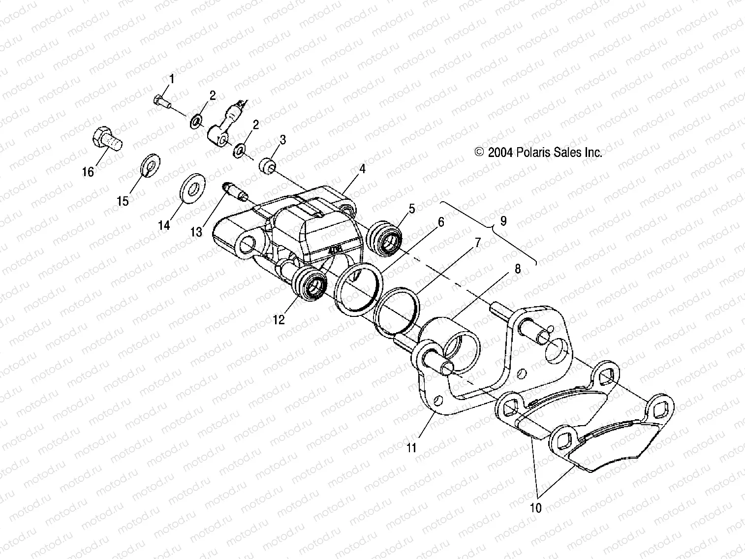 FRONT BRAKE - A05CA32AA/AB/AC/FA (4999200489920048B04) | FRONT BRAKE - A05CA32AA/AB/AC/FA (4999200489920048B04)