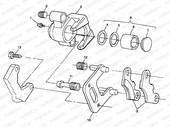 FRONT BRAKE - A99BA25CA (4949574957b003) | FRONT BRAKE - A99BA25CA (4949574957b003)
