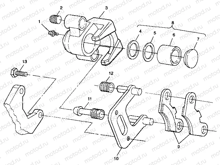 FRONT BRAKE - A99BG38CA (4949664966b007) | FRONT BRAKE - A99BG38CA (4949664966b007)