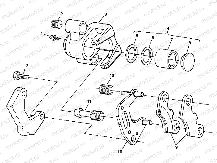 FRONT BRAKE - A99CD50AA (4949254925B007) | FRONT BRAKE - A99CD50AA (4949254925B007)