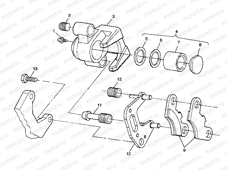 FRONT BRAKE - A99CG38CA (4949634963B007) | FRONT BRAKE - A99CG38CA (4949634963B007)