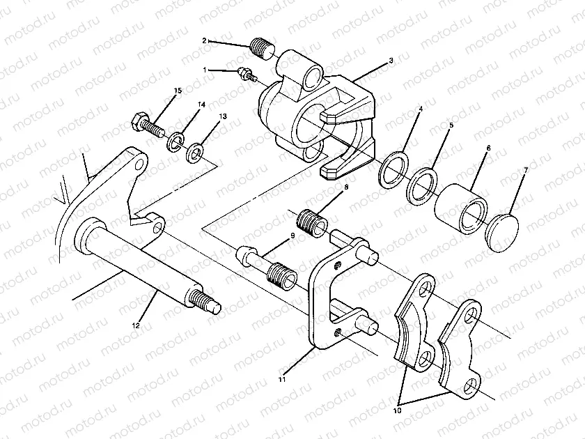 Front Brake Assembly (4914781478016A) | Front Brake Assembly (4914781478016A)