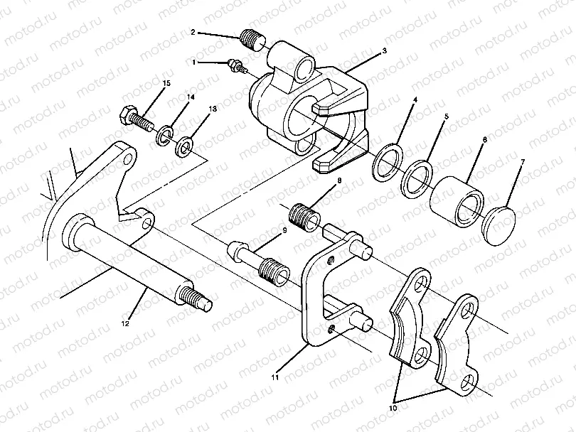 Front Brake Assembly (4917711771016A) | Front Brake Assembly (4917711771016A)