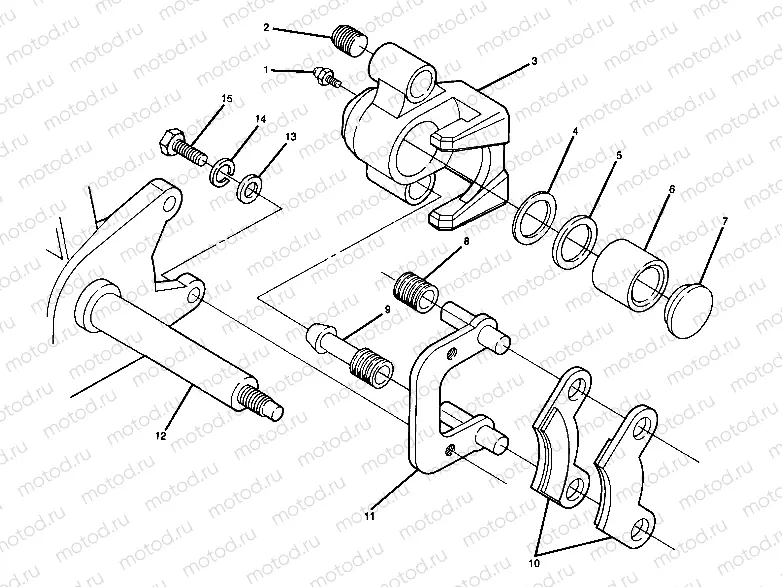 Front Brake Assembly (4917731773037A) | Front Brake Assembly (4917731773037A)
