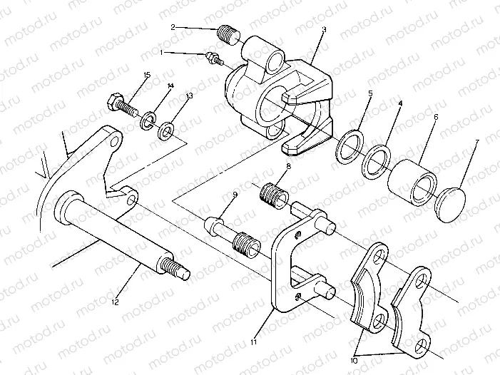 Front Brake Assembly (4917741774018A) | Front Brake Assembly (4917741774018A)