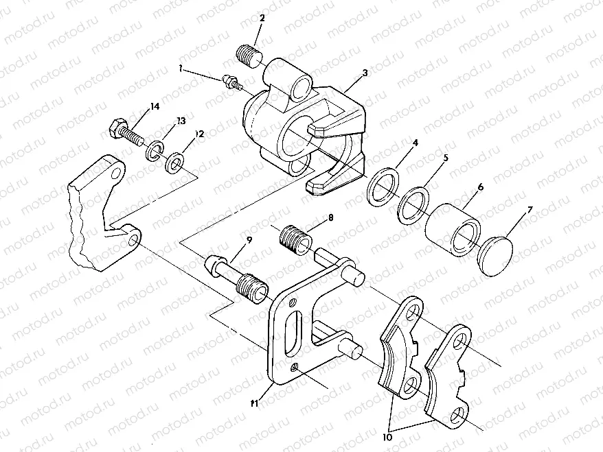 Front Brake Assembly (4918541854034A) | Front Brake Assembly (4918541854034A)