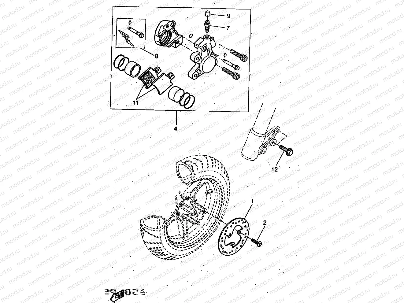 FRONT BRAKE CALIPER