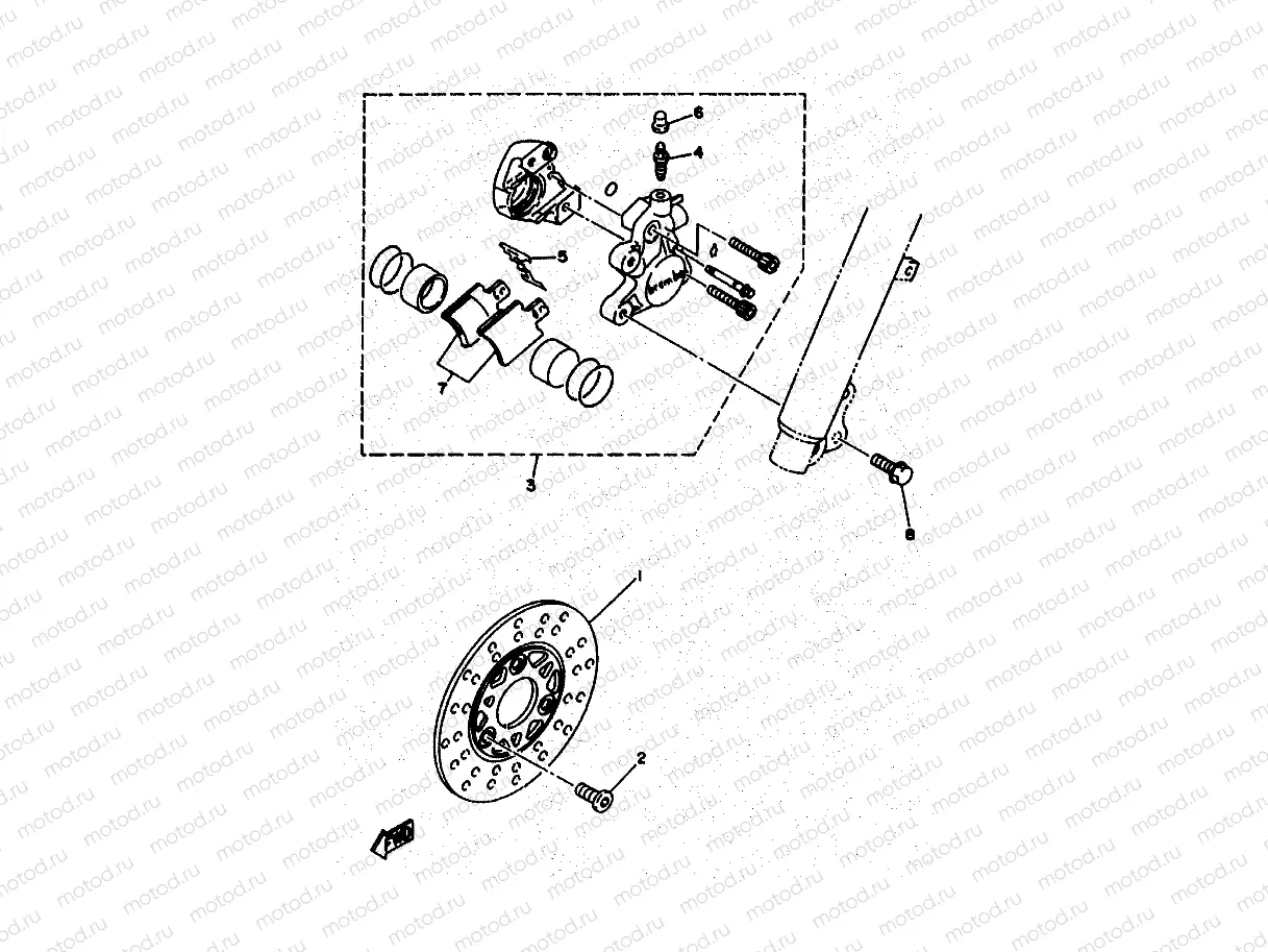 FRONT BRAKE CALIPER