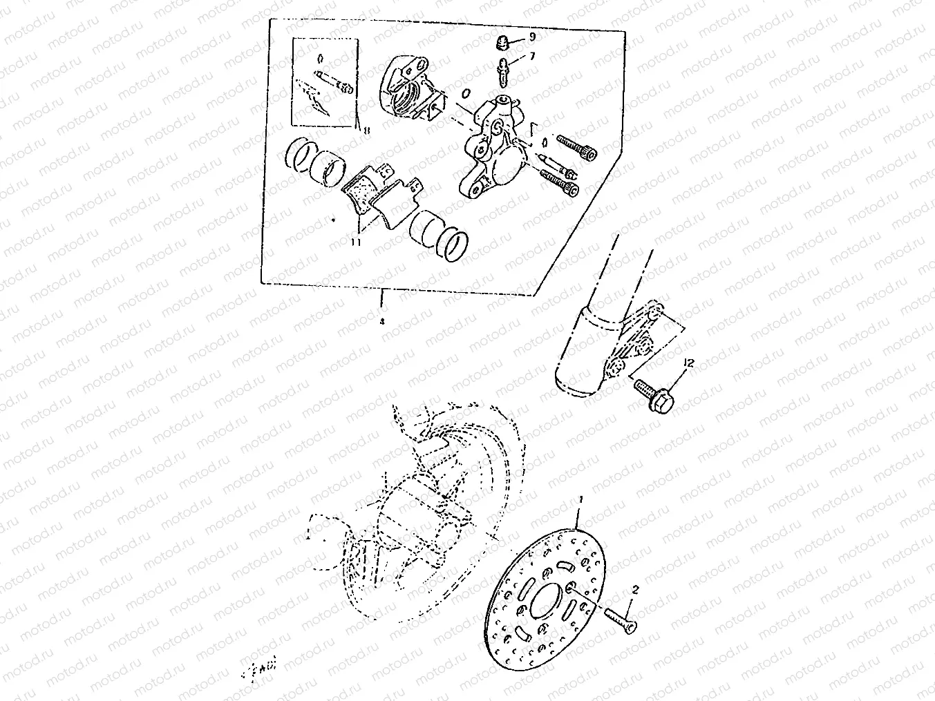 FRONT BRAKE CALIPER