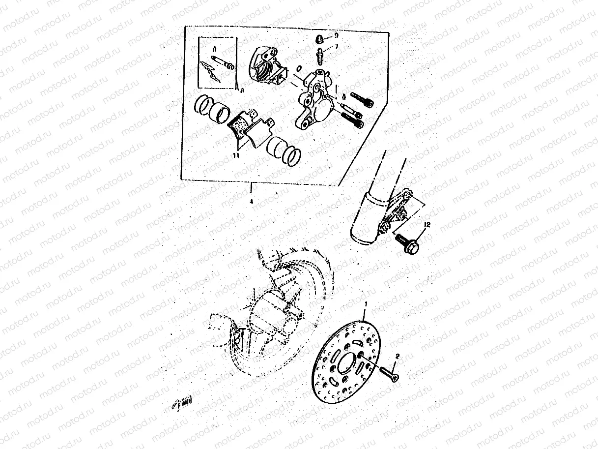FRONT BRAKE CALIPER