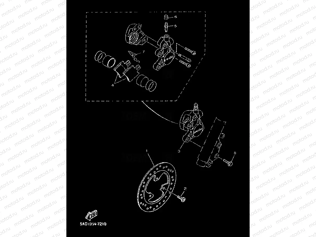 FRONT BRAKE CALIPER