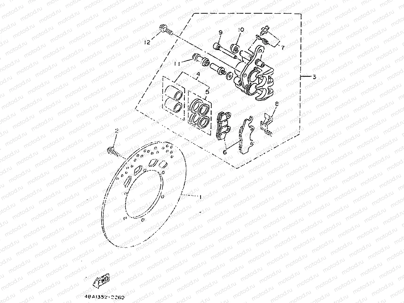 FRONT BRAKE CALIPER