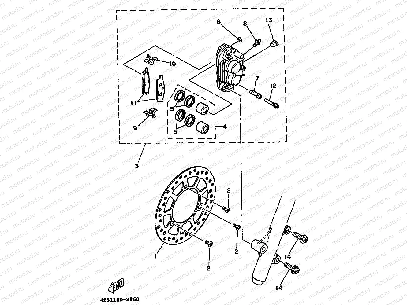 FRONT BRAKE CALIPER