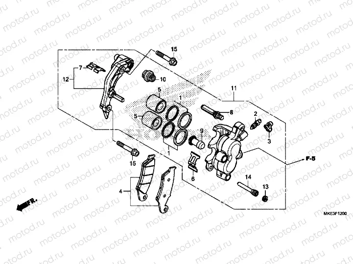 FRONT BRAKE CALIPER