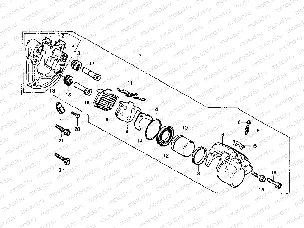 FRONT BRAKE CALIPER