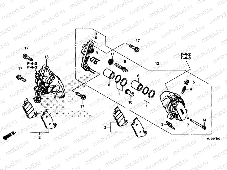 FRONT BRAKE CALIPER