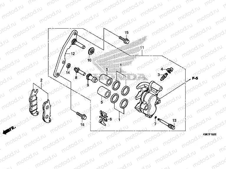 FRONT BRAKE CALIPER
