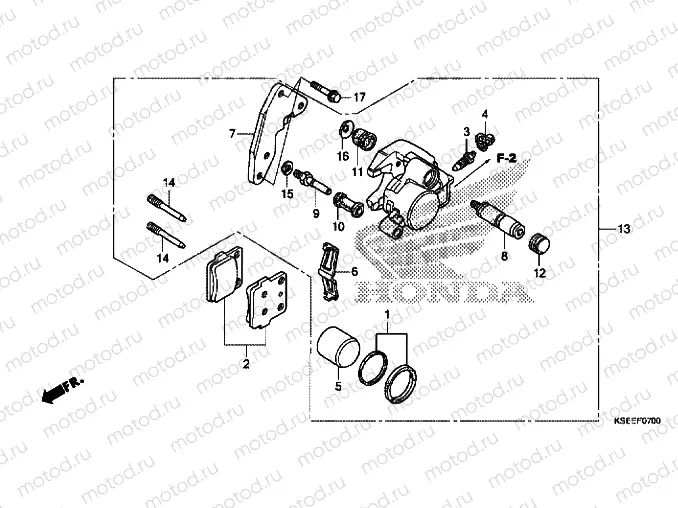 FRONT BRAKE CALIPER