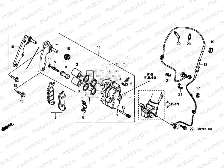 FRONT BRAKE CALIPER