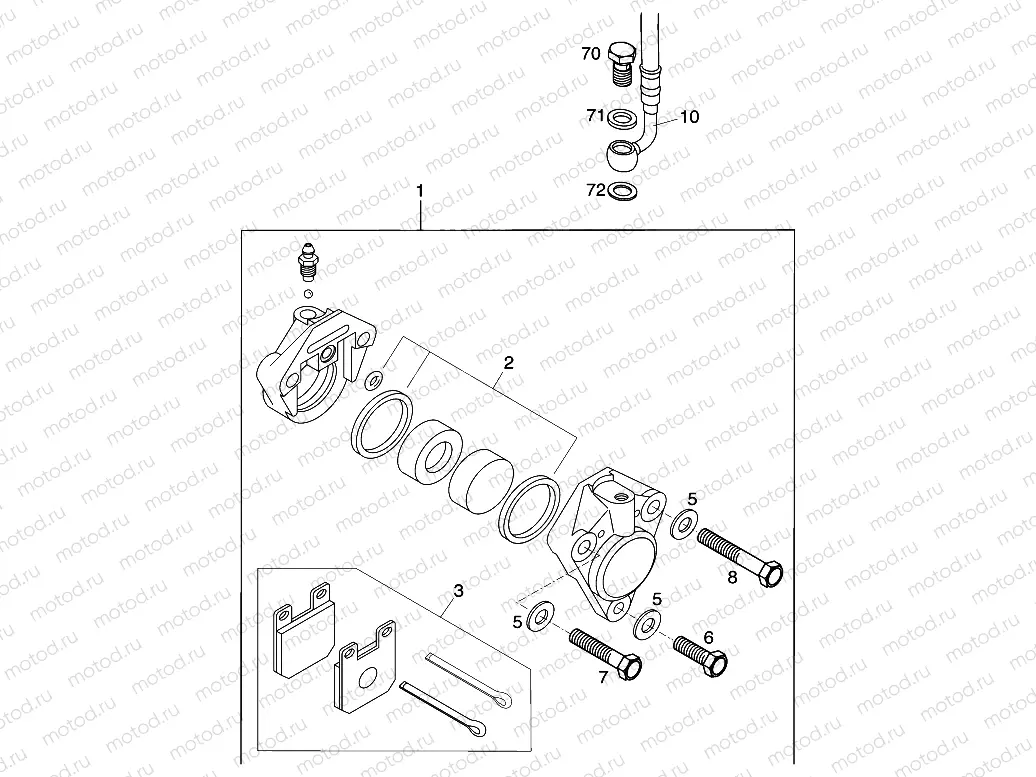 FRONT BRAKE CALIPER
