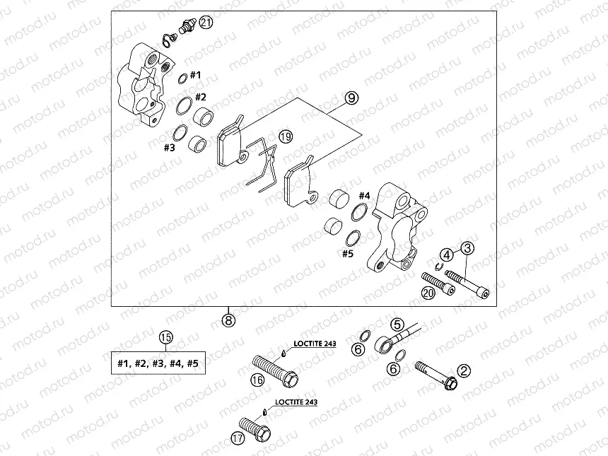 FRONT BRAKE CALIPER